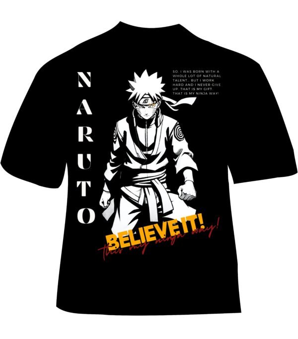 Naruto Black Oversize tshirt